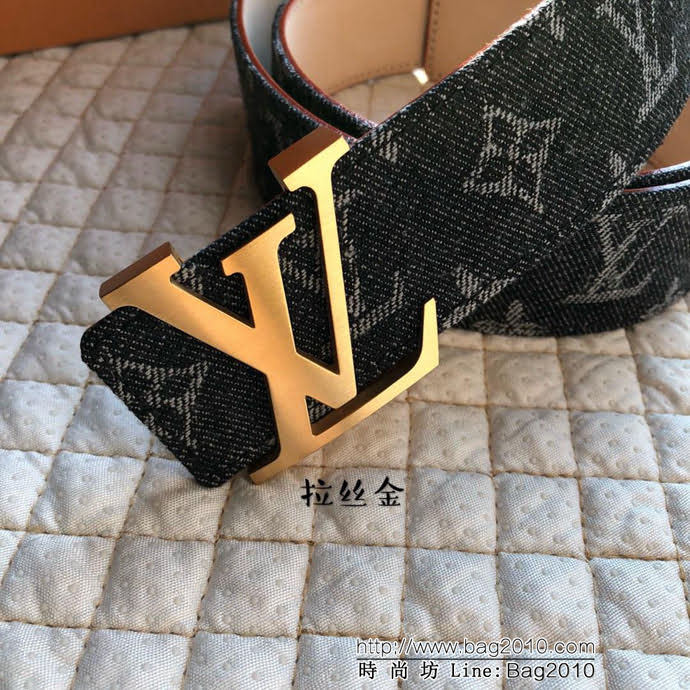 路易威登LV 時尚經典款 專櫃款最夯金屬扣 高端男士皮帶  xfp1377